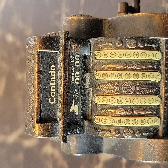 Vintage Play Me National Contado Cash Register Pencil Sharpener Made In Spain - Picture 2 of 5
